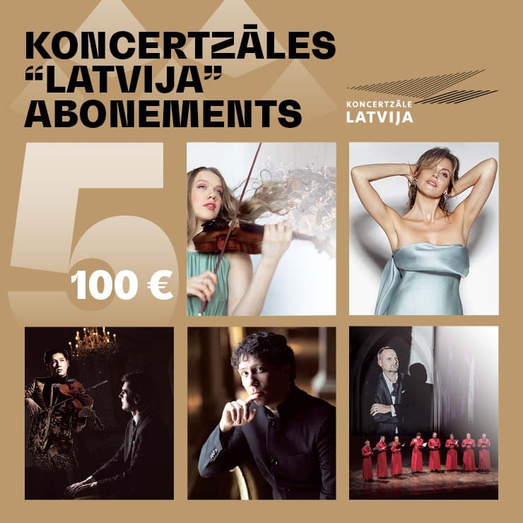 Koncertzāles “Latvija” abonements 2026 / 26.09.-19.12.2026.