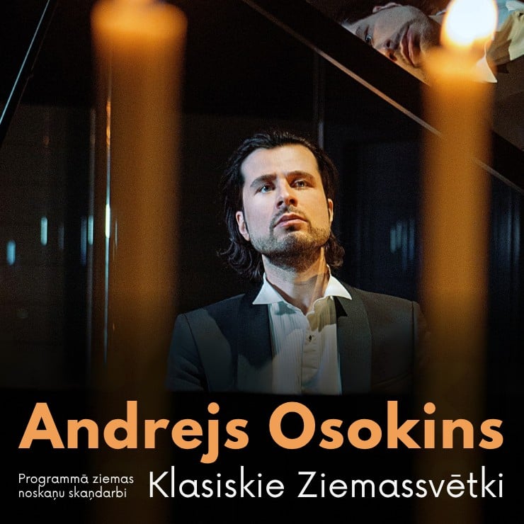 Ziemassvētku noskaņu koncerts. Andrejs Osokins ar solo programmu “Klasiskie Ziemassvētki”