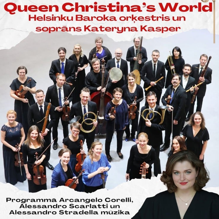 Helsinku Baroka orķestris un Kateryna Kasper “Queen Christina’s World”