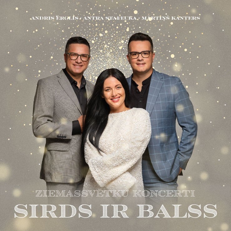 Ziemassvētku koncerts “Sirds ir balss 5” | Antra Stafecka, Andris Ērglis, Mārtiņš Kanters