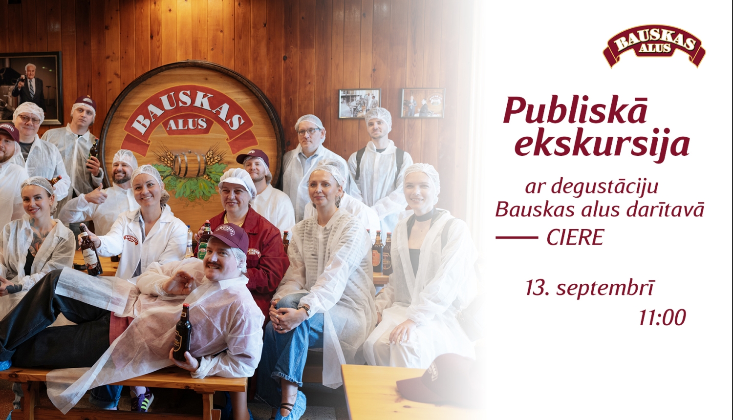 Atvērtā ekskursija Bauskas alus darītavā
