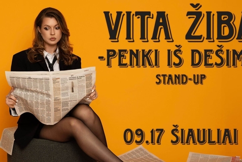 Vitos Žibos „stand up“ pasirodymas „5 iš 10“