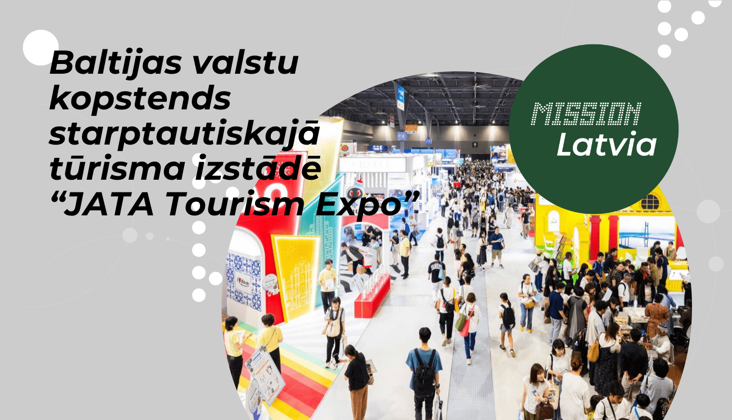 Baltijas valstu kopstends starptautiskajā tūrisma izstādē “JATA Tourism Expo”