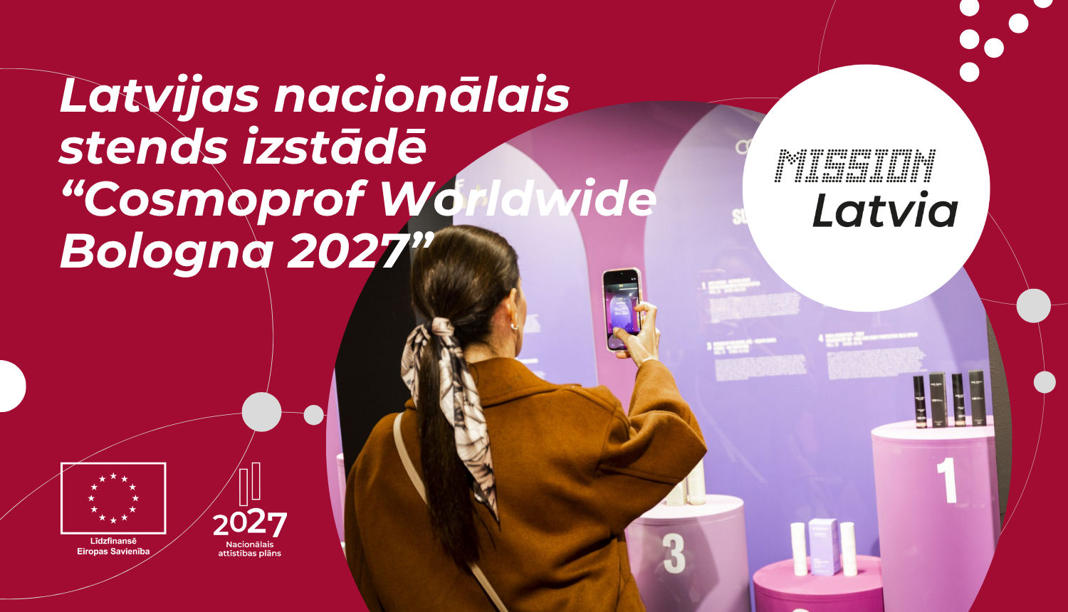 Latvijas nacionālais stends izstādē “Cosmoprof Worldwide Bologna 2027"