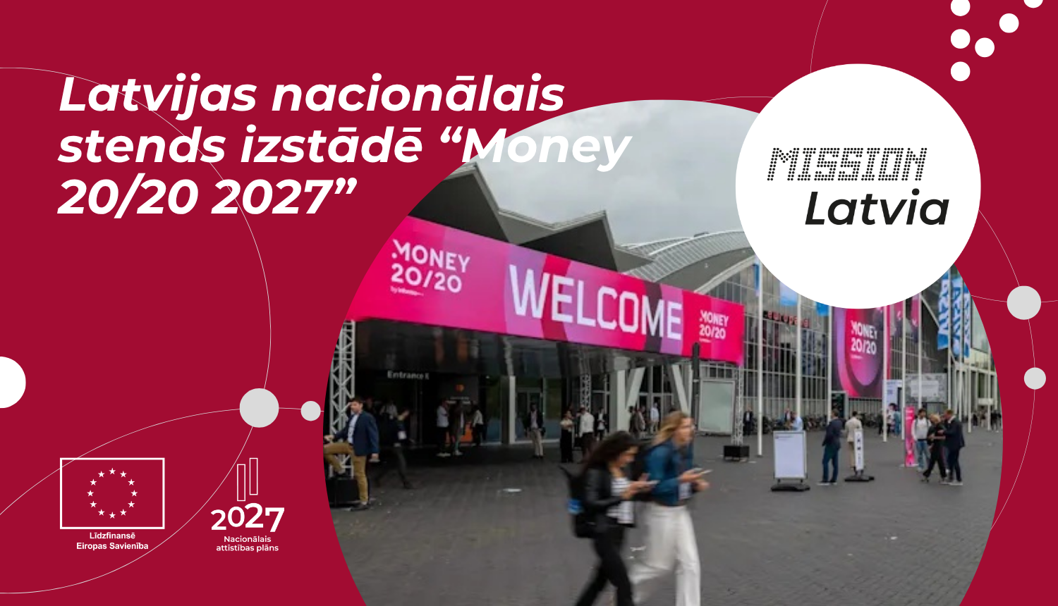 Latvijas nacionālais stends izstādē "Money 20/20"