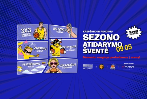 Krepšinio ir renginių sezono atidarymo šventė (nemokama)