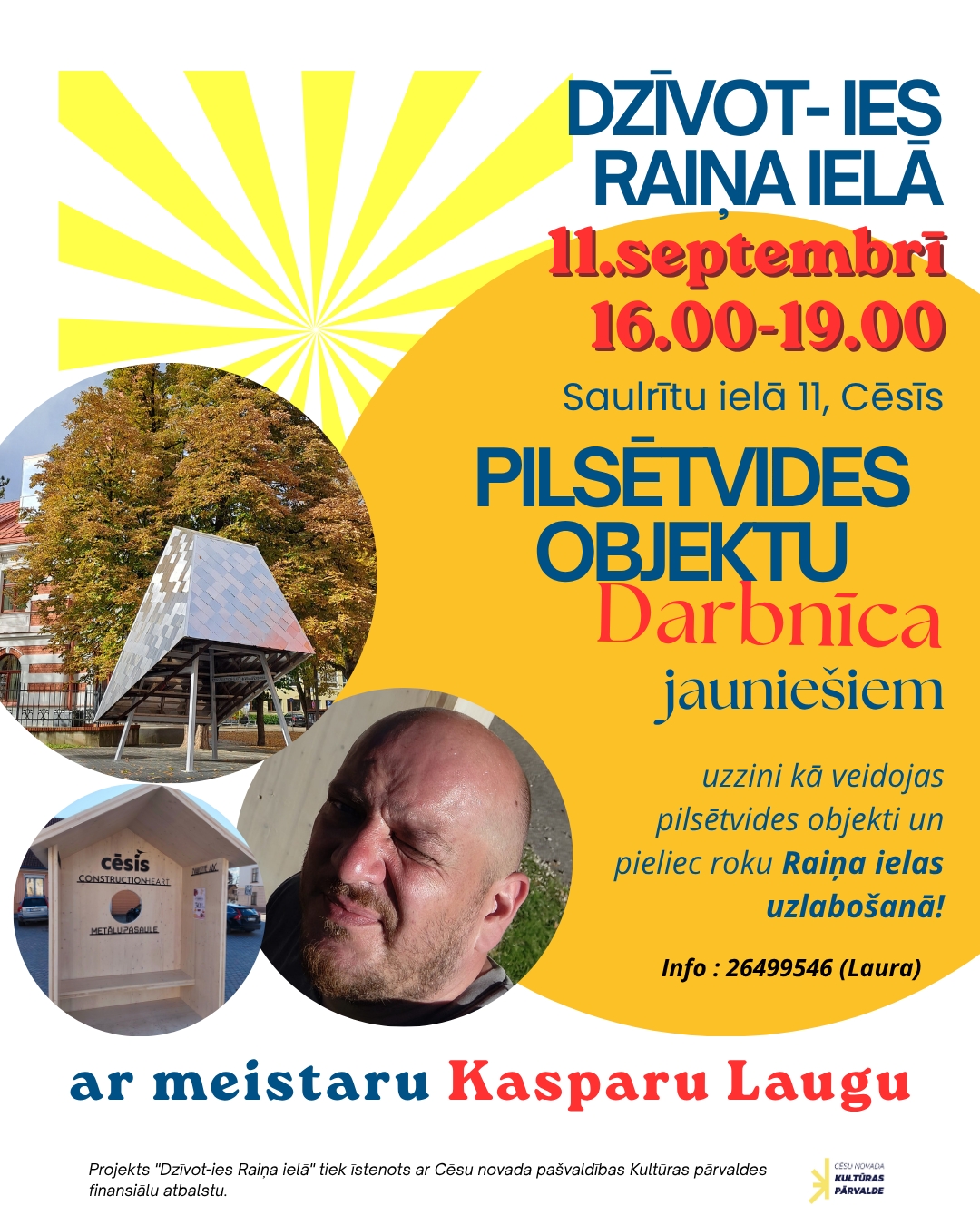 Pilsētvides objektu radīšanas darbnīca jauniešiem