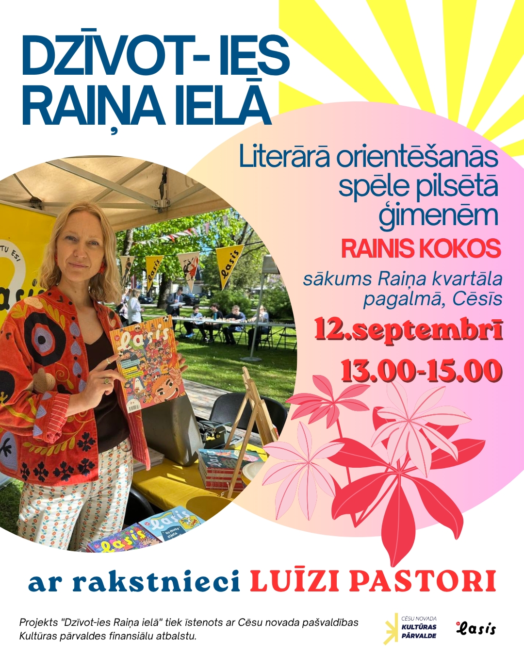 Literārā orientēšanās spēle pilsētā ģimenēm Rainis Kokos
