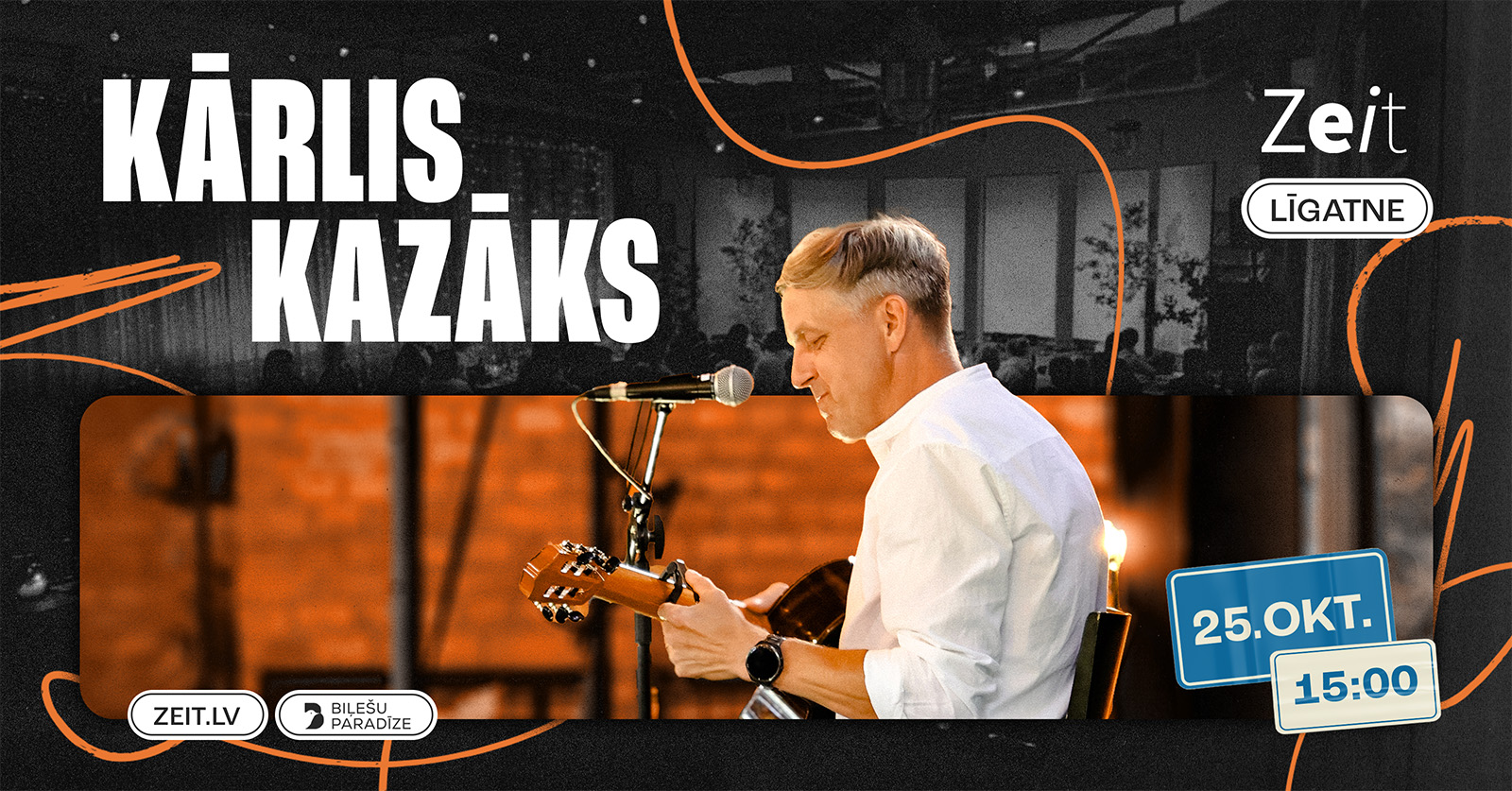 Muzikāla svētdienas pēcpusdiena ar Kārli Kazāku