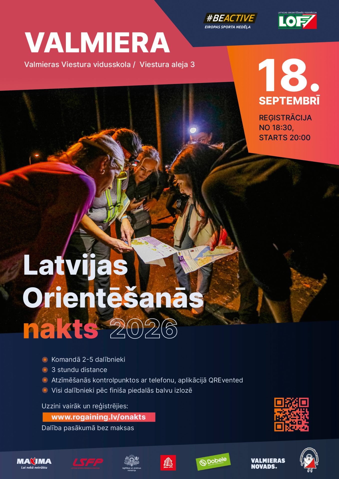 Latvijas Orientēšanās nakts Valmierā