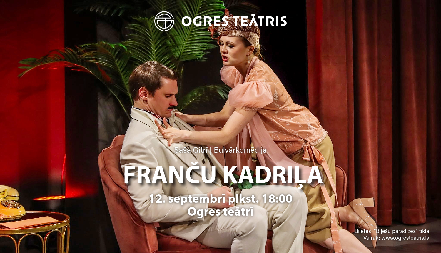 Bulvārkomēdija FRANČU KADRIĻA Ogrē