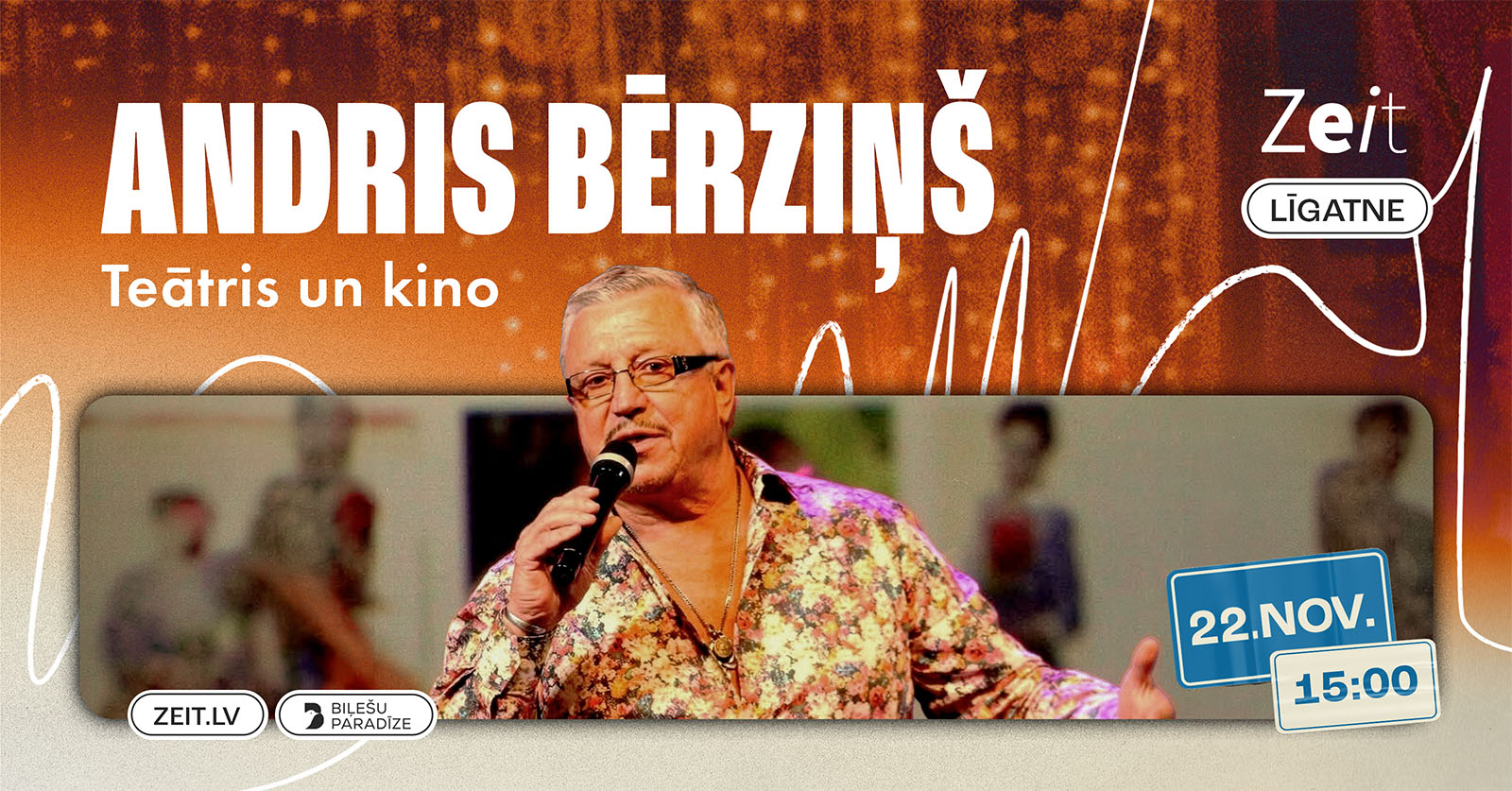 Andra Bērziņa koncerts “Teātris un kino”