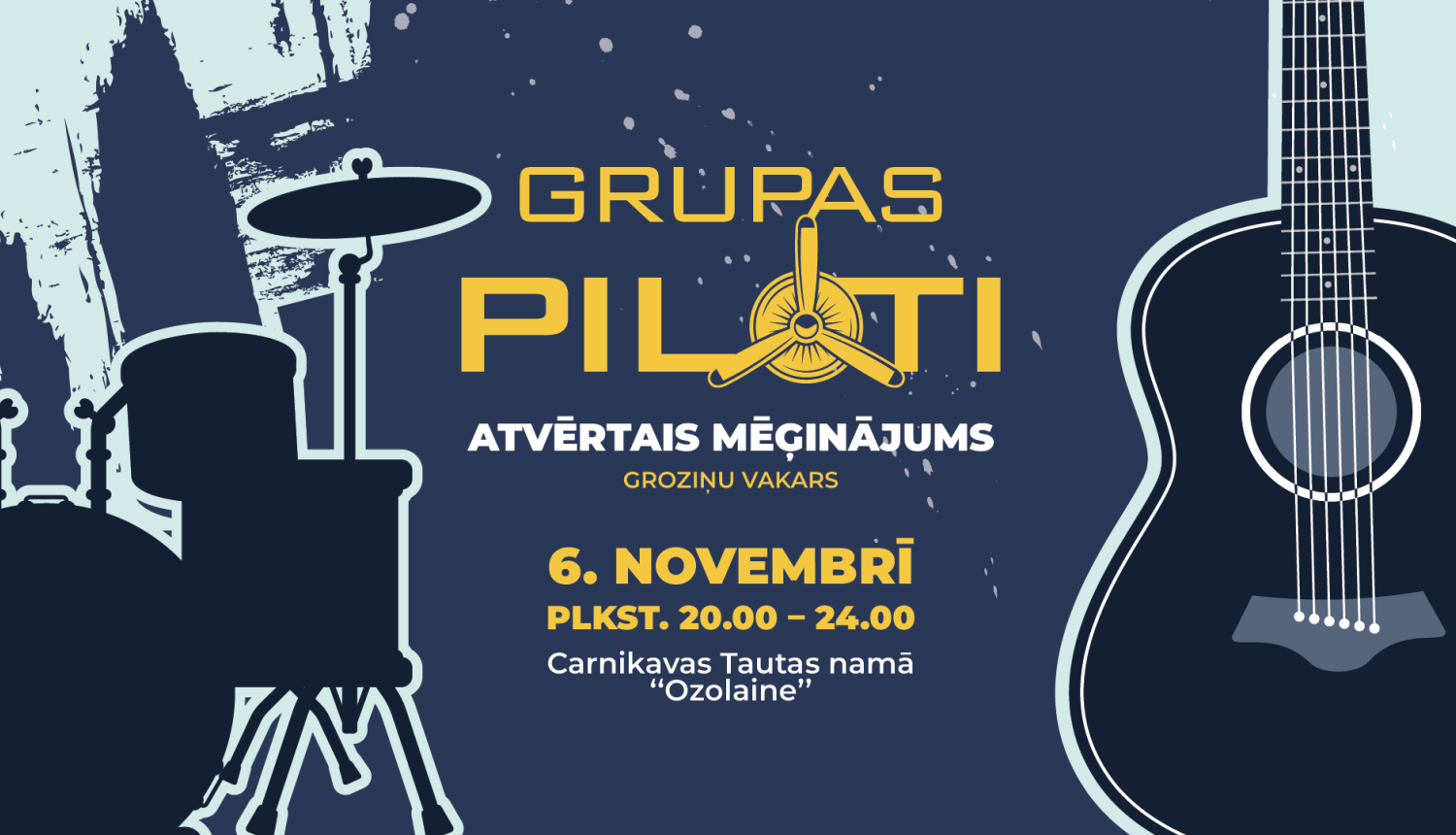 Grupas PILOTI atvērtais mēģinājums