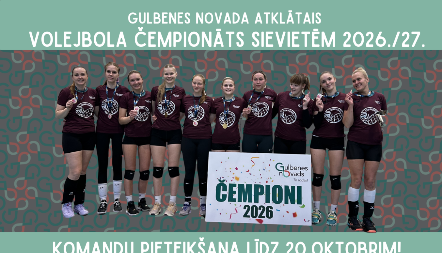 Pieteikšanās Gulbenes novada atklātajam volejbola čempionātam sievietēm