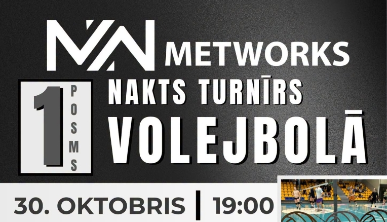 Metworks kauss nakts volejbolā