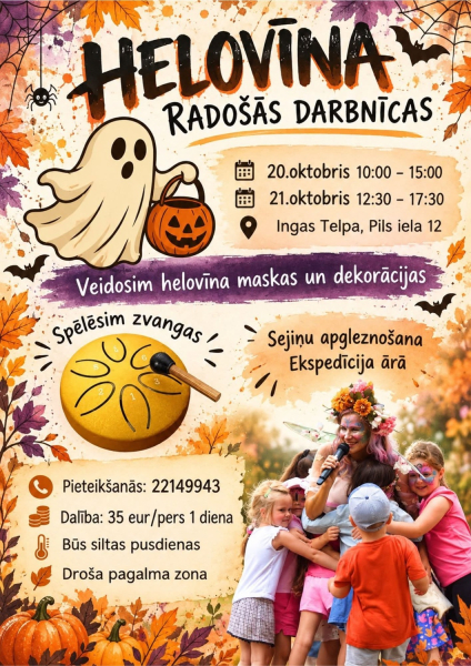 HELOVĪNI | Radošās darbnīcas Tukumā