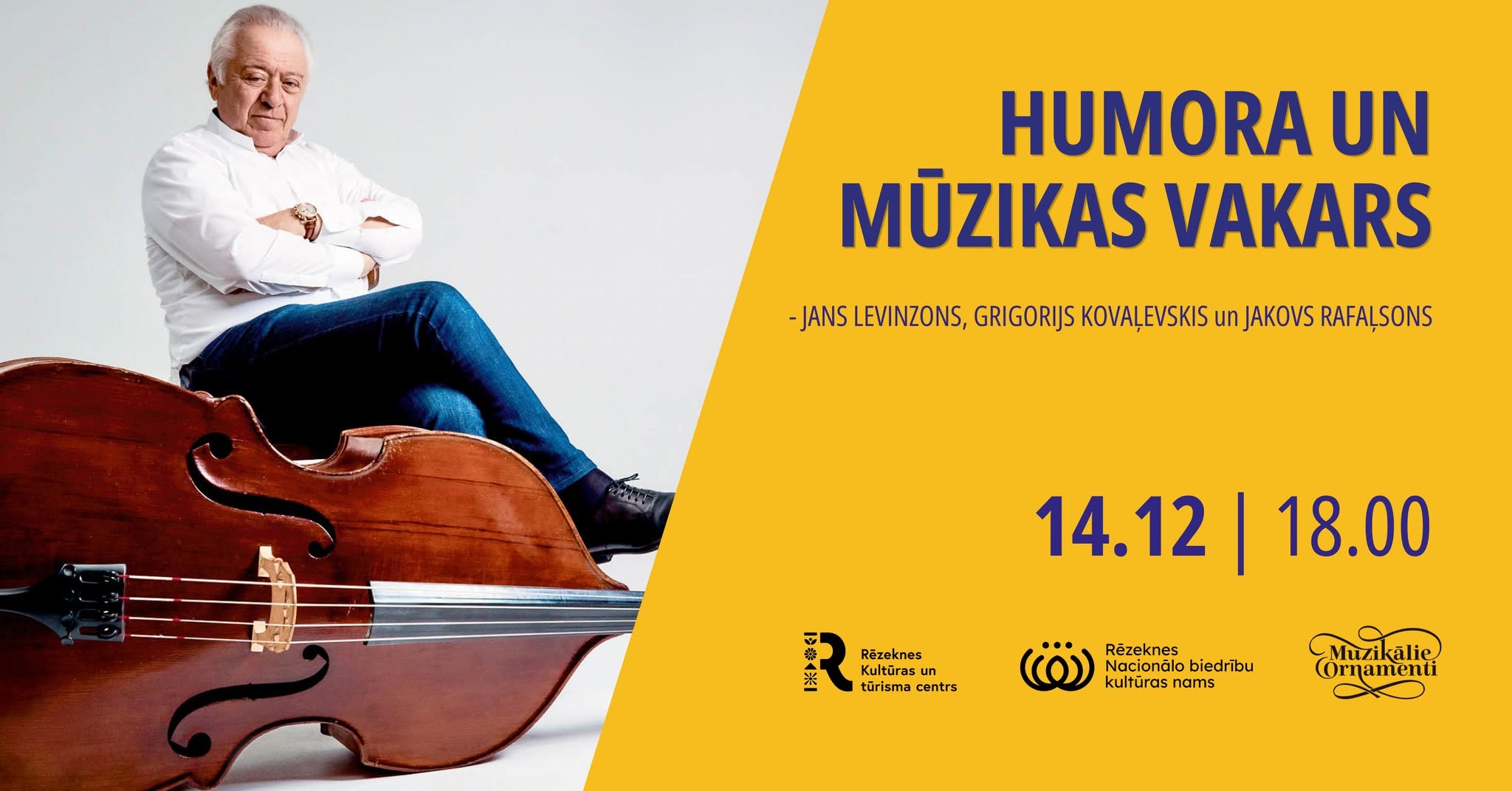 Humora un mūzikas vakars Rēzeknē