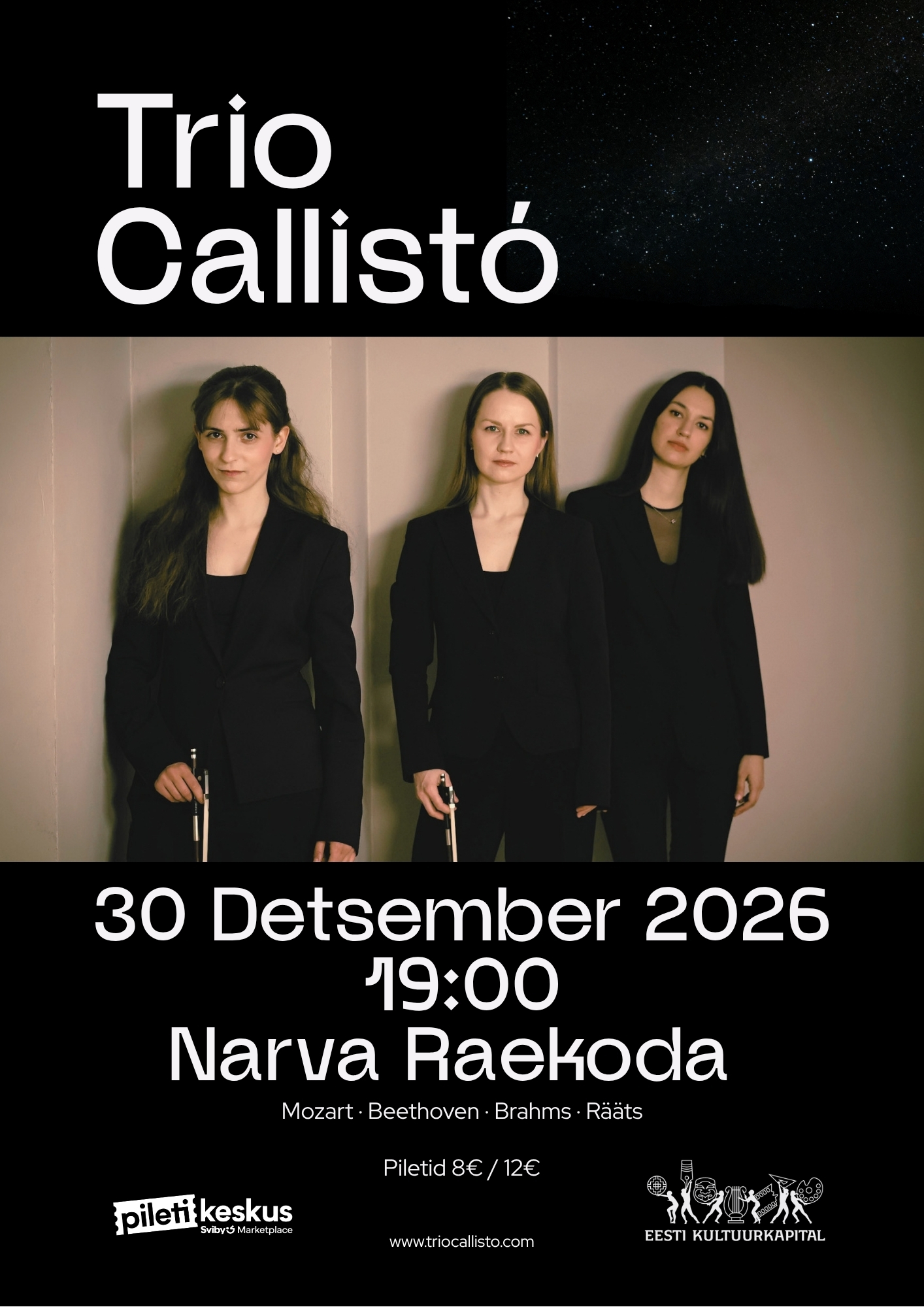 Kontsert “Aegade piiril”: Trio Callistó