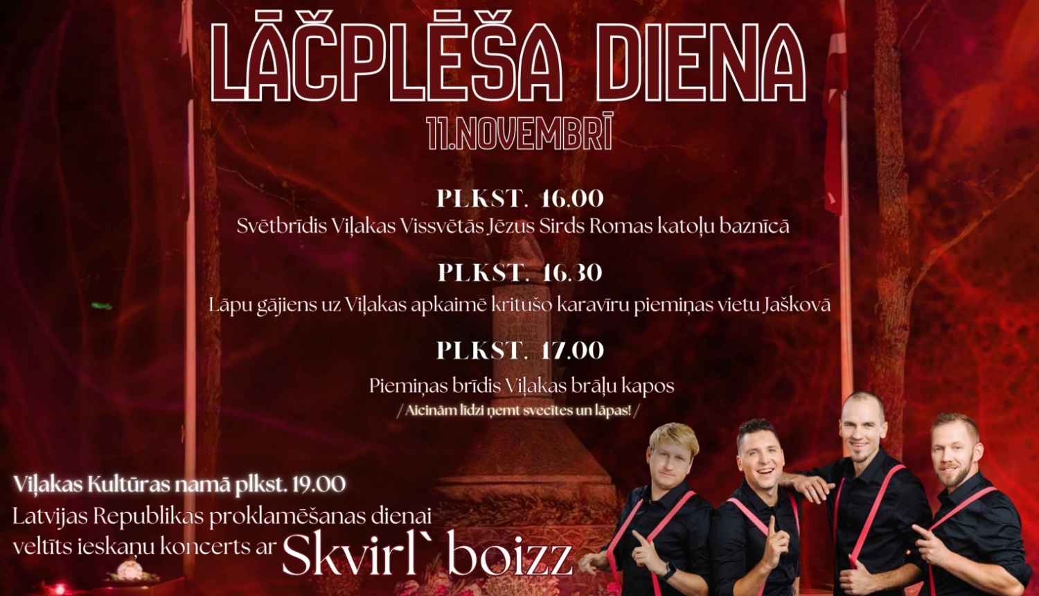Lāčplēša diena Viļakā