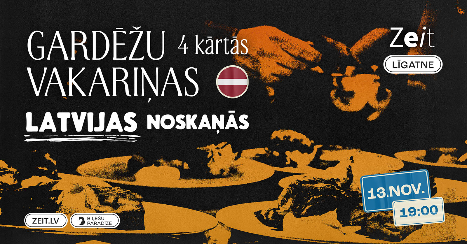 Gardēžu vakariņas Latvijas noskaņās