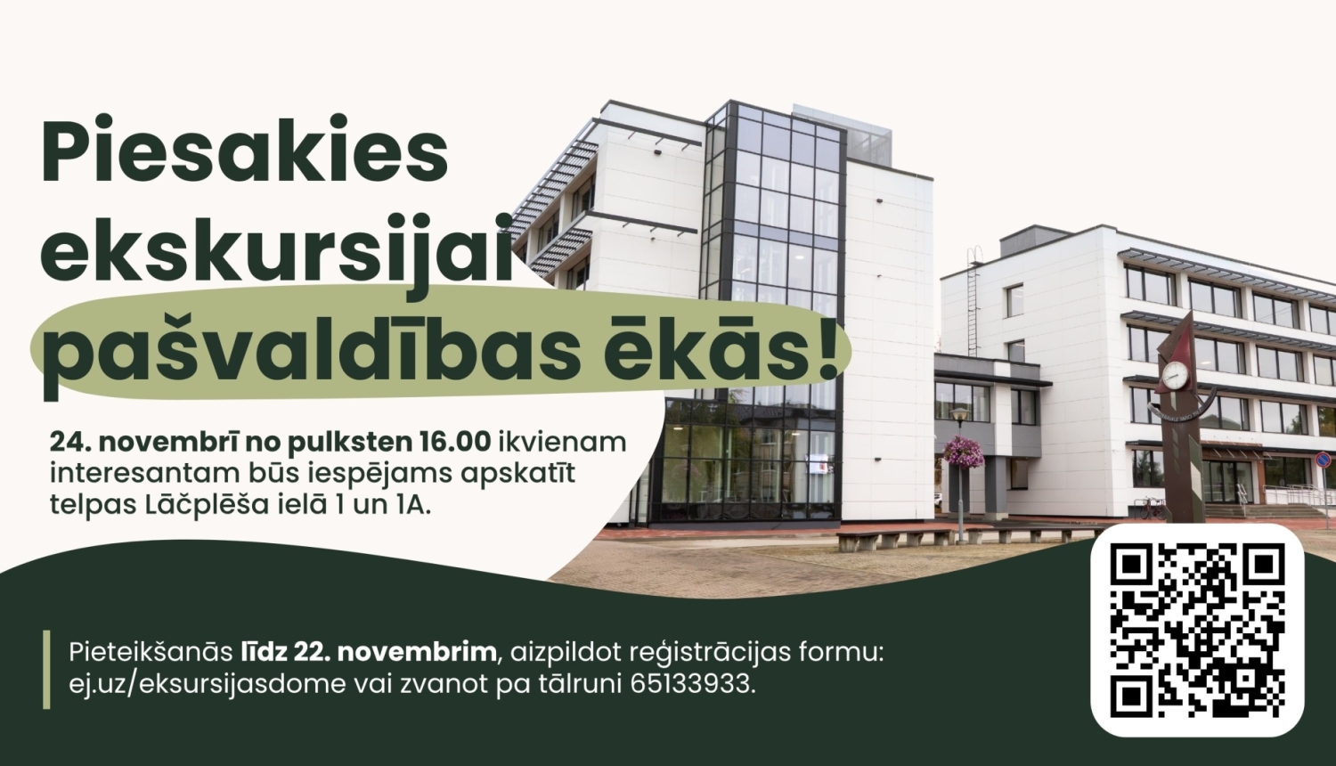 Papildu ekskursijas atjaunotajās pašvaldības ēkās