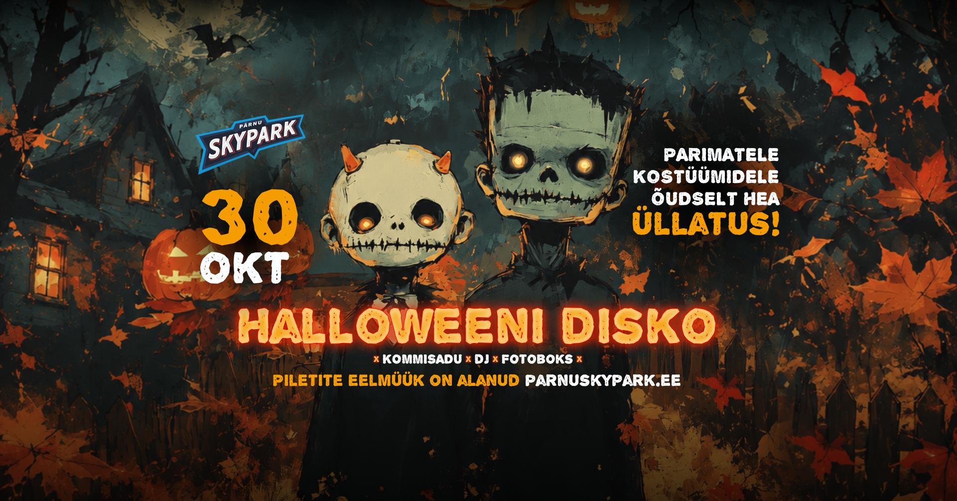 HALLOWEENI DISKO SKYPARKIS!