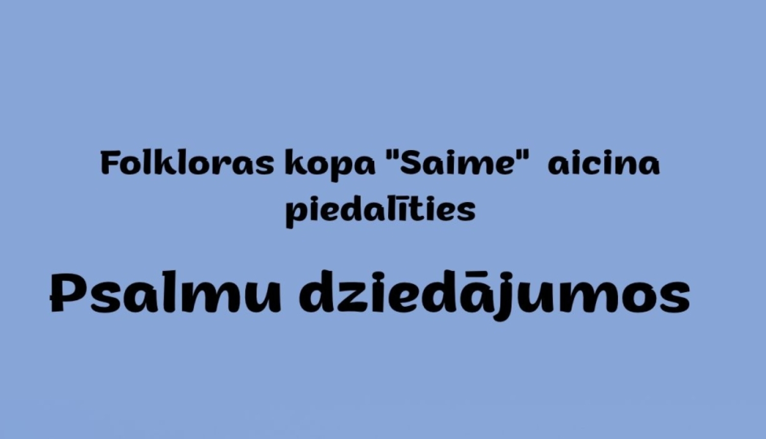 Psalmu dziedājumi