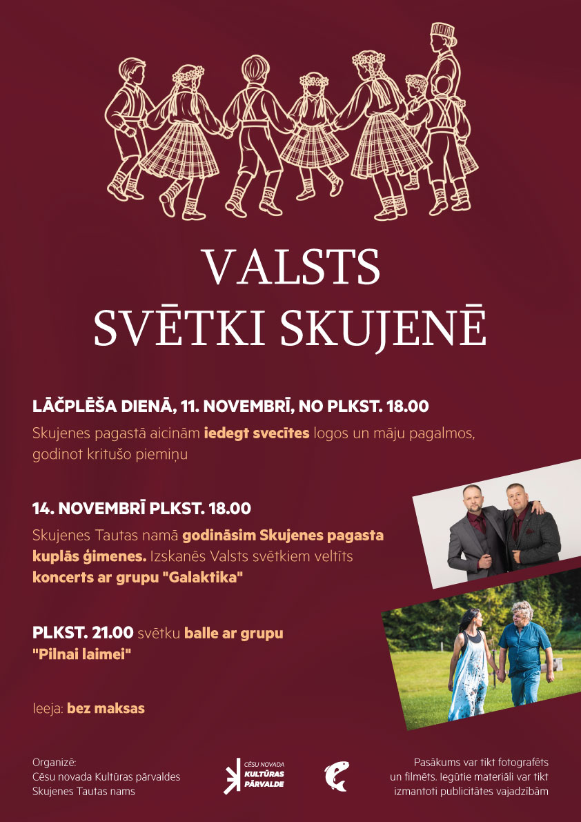 Valsts svētku koncerts ar grupu “Galaktika”