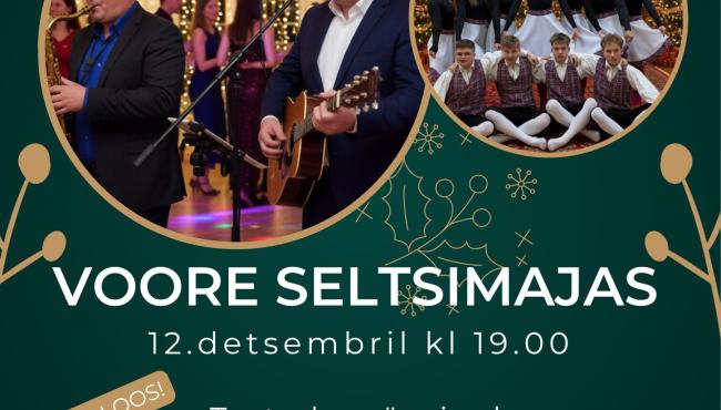 Jõulupidu Voorel Seltsimajas